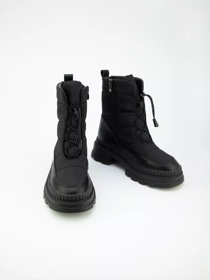 Female boots URBAN TRACE: black, Winter - 03