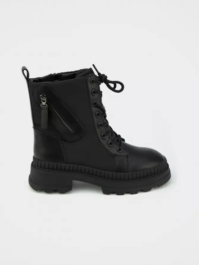 Female boots URBAN TRACE: black, Winter - 00