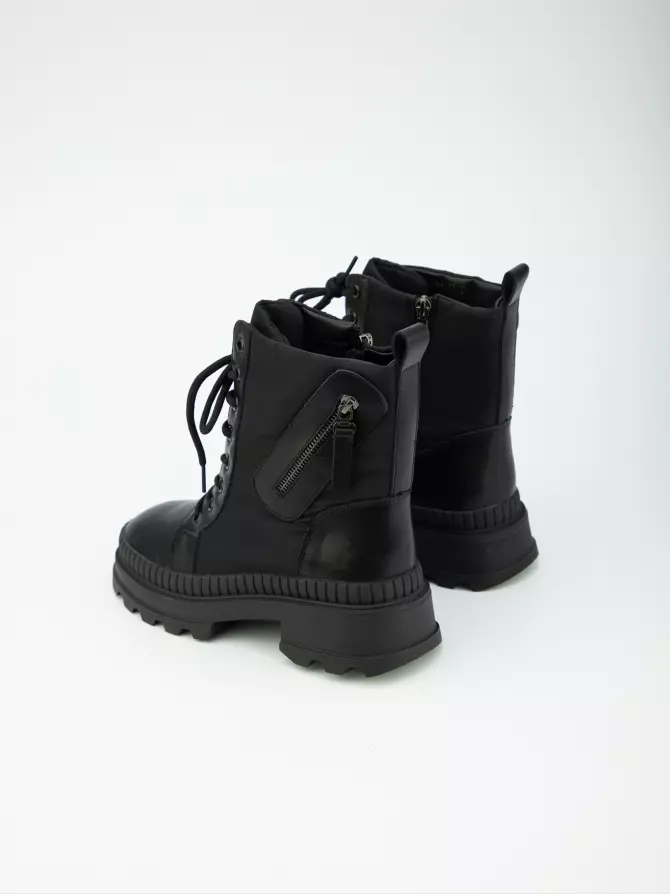 Female boots URBAN TRACE: black, Winter - 02