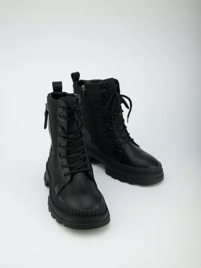 Female boots URBAN TRACE: black, Winter - 03