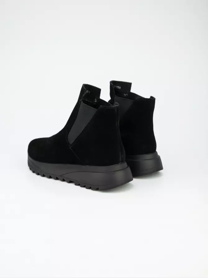 Female boots URBAN TRACE: black, Winter - 02