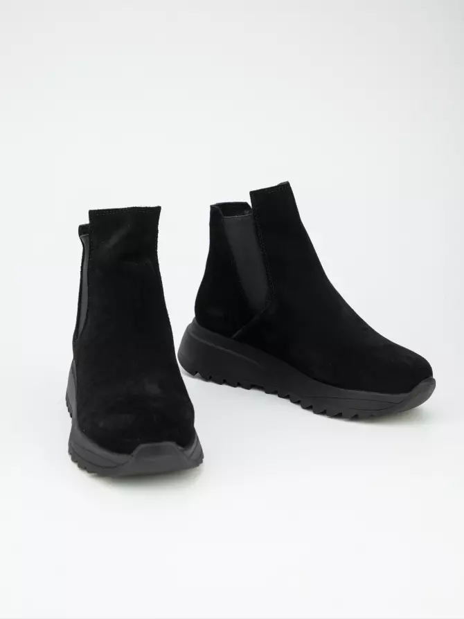 Female boots URBAN TRACE: black, Winter - 03