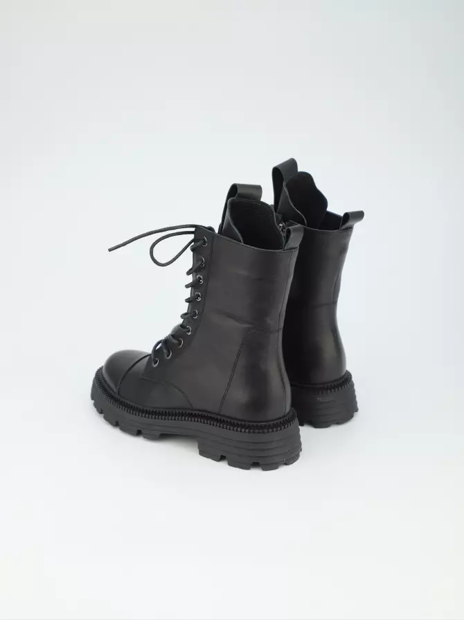 Female boots URBAN TRACE: black, Winter - 02