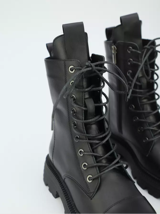 Female boots URBAN TRACE: black, Winter - 04