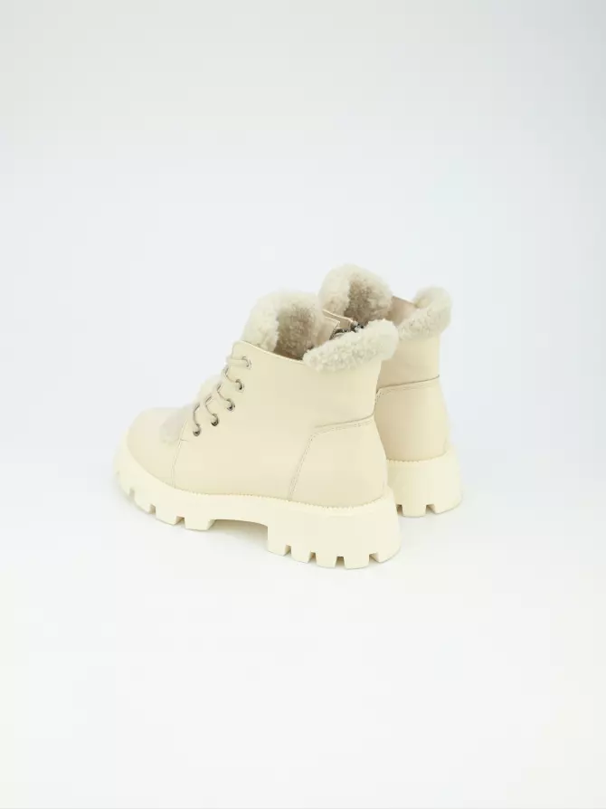 Female boots URBAN TRACE: beige, Winter - 02