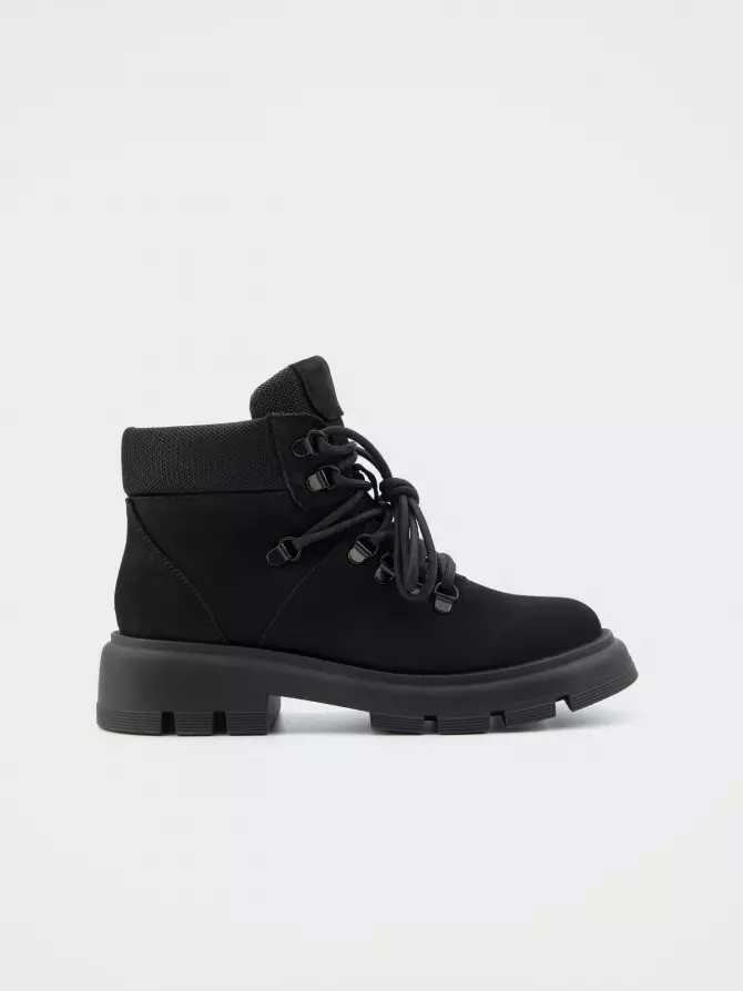 Female boots URBAN TRACE: black, Winter - 00