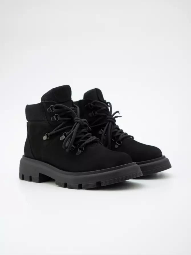 Female boots URBAN TRACE: black, Winter - 01