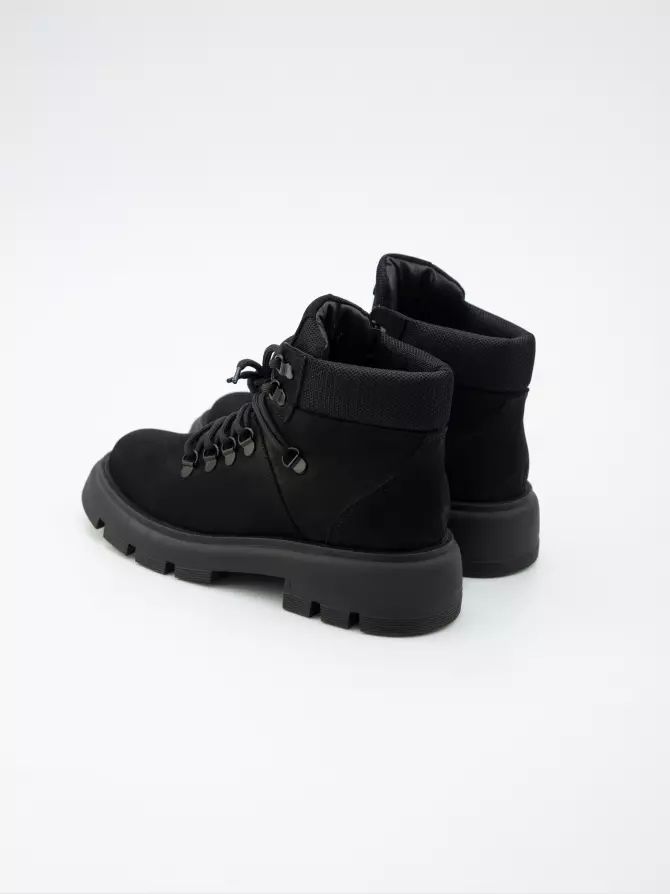 Female boots URBAN TRACE: black, Winter - 02