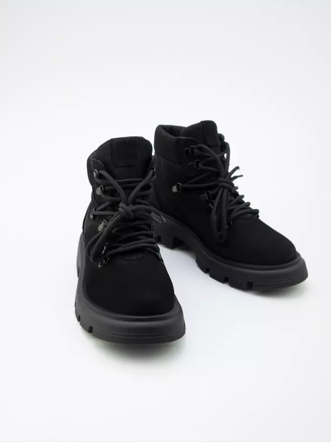 Female boots URBAN TRACE: black, Winter - 03