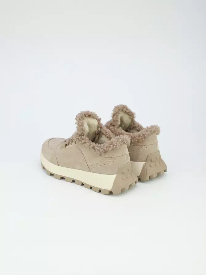 Female sneakers URBAN TRACE: beige, Winter - 02