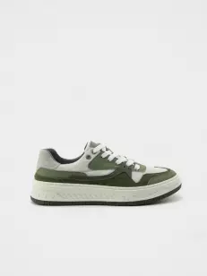 Male sneakers URBAN TRACE:  green, Summer - 01