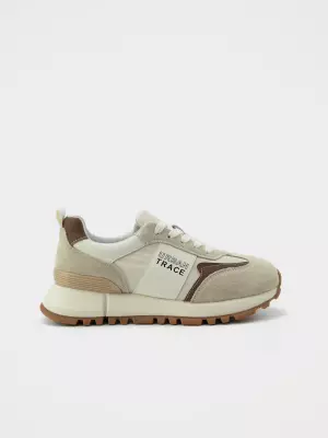 Female sneakers URBAN TRACE:  beige, Summer - 01