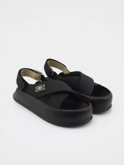 Women's sandals URBAN TRACE: black, Summer - 01
