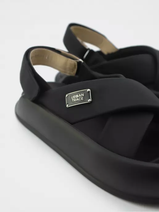 Women's sandals URBAN TRACE: black, Summer - 02