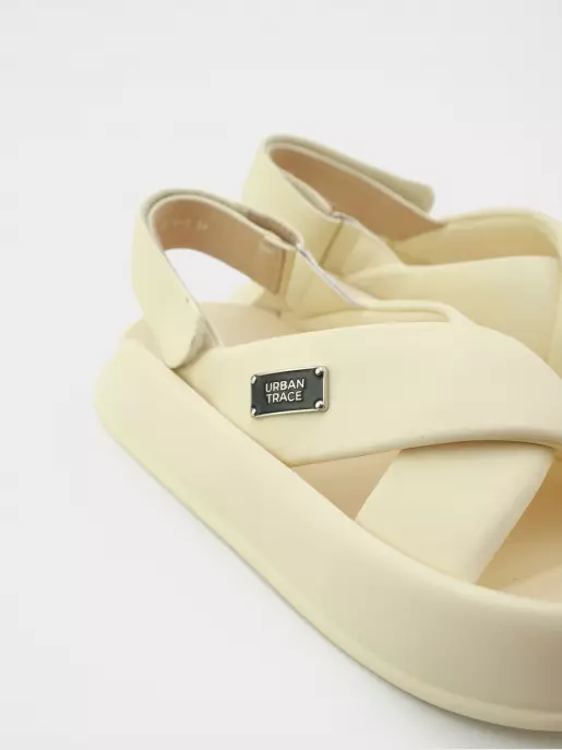 Women's sandals URBAN TRACE: white, Summer - 02