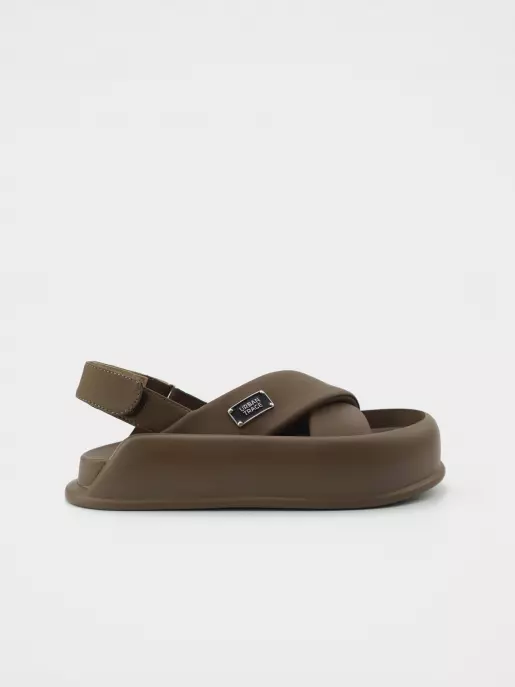 Women's sandals URBAN TRACE: brown, Summer - 00
