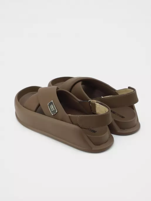 Women's sandals URBAN TRACE: brown, Summer - 03