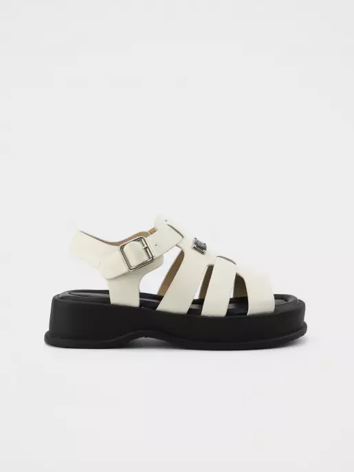 Women's sandals URBAN TRACE: white, Summer - 00