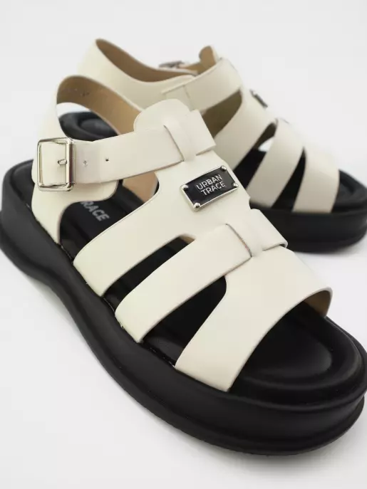 Women's sandals URBAN TRACE: white, Summer - 02