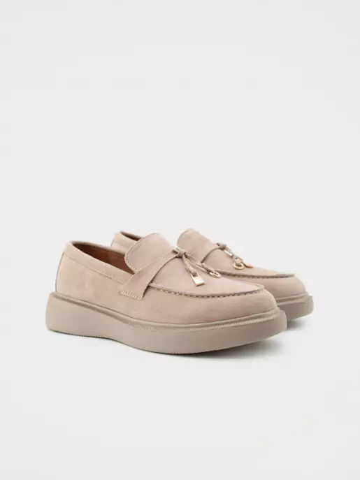 Women's loafers URBAN TRACE: beige, Year - 01