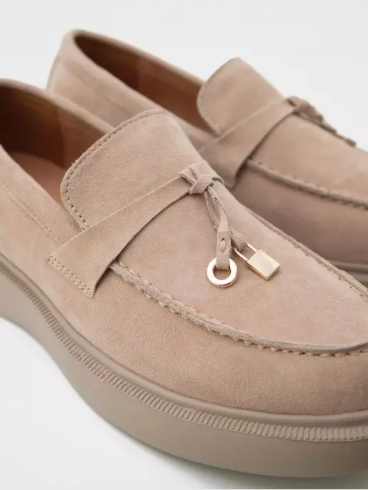 Women's loafers URBAN TRACE: beige, Year - 02
