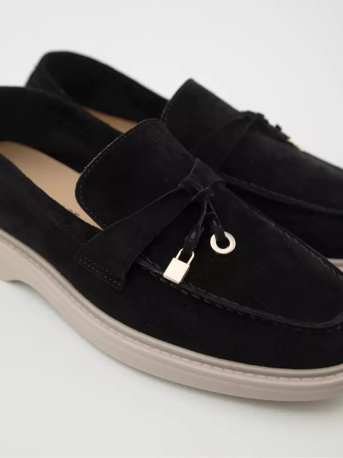 Women's loafers URBAN TRACE: black, Summer - 02