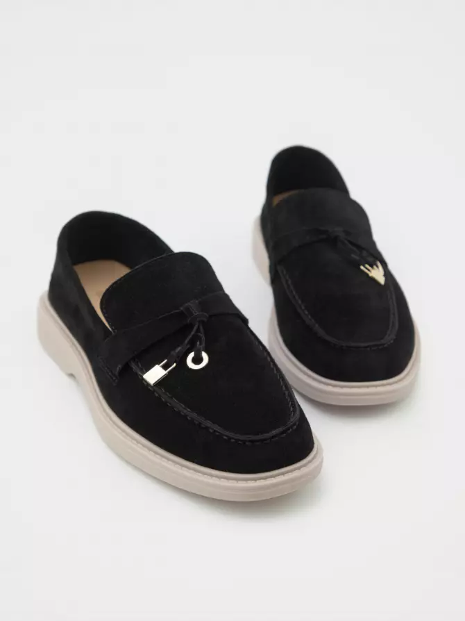 Women's loafers URBAN TRACE: black, Summer - 04