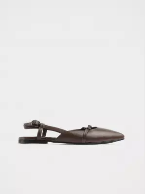 Female heeled sandals URBAN TRACE:  brown, Summer - 01