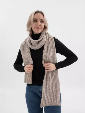 Scarv URBAN TRACE:  beige, Winter - 01