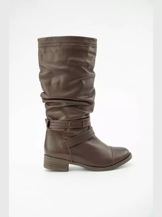 Женские сапоги Respect: коричневый, Зима - 00
