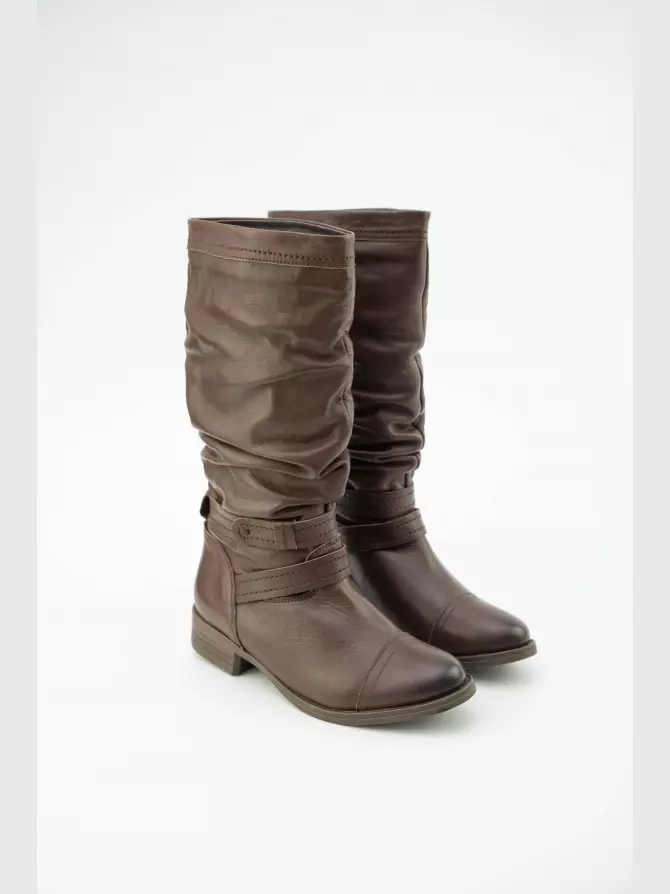 Женские сапоги Respect: коричневый, Зима - 01