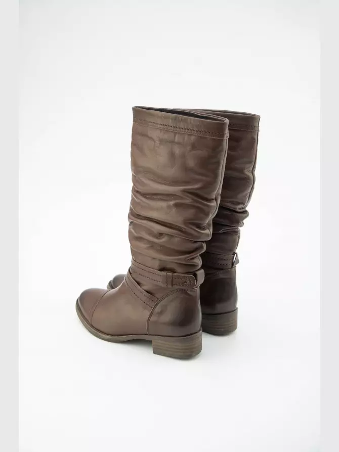 Женские сапоги Respect: коричневый, Зима - 02
