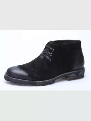 Male boots Respect:  black, Winter - 01