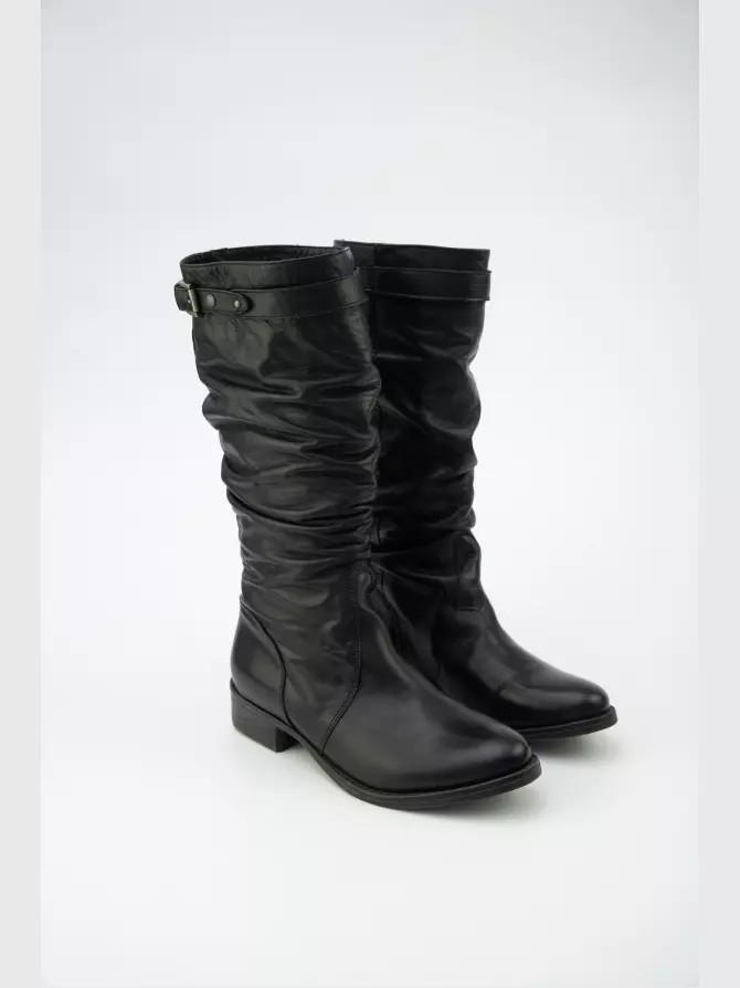 Женские сапоги Respect: чёрный, Деми - 01