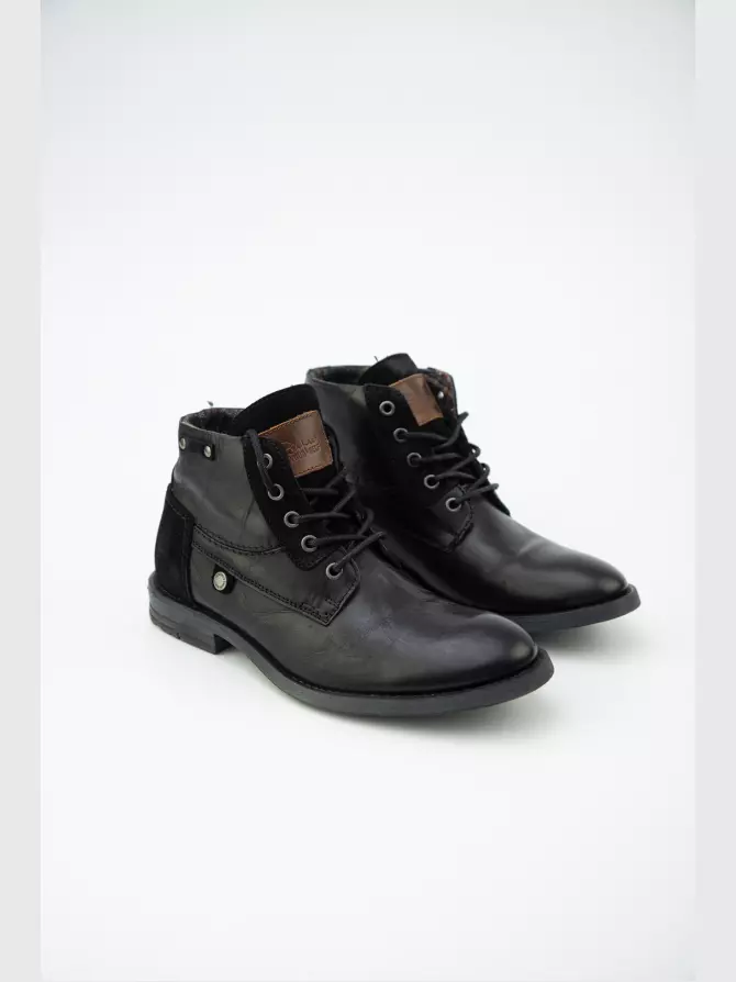 Мужские ботинки Respect: чёрный, Деми - 01