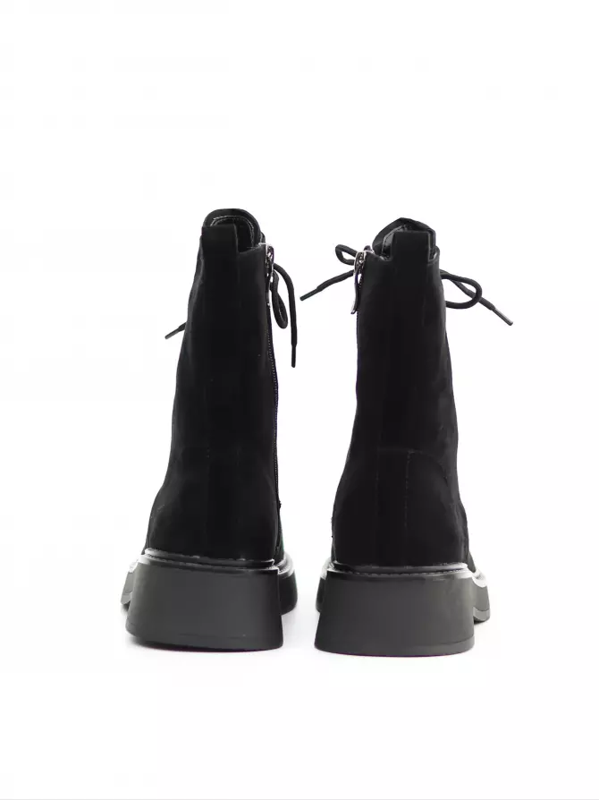 Female boots Respect: black, Winter - 02