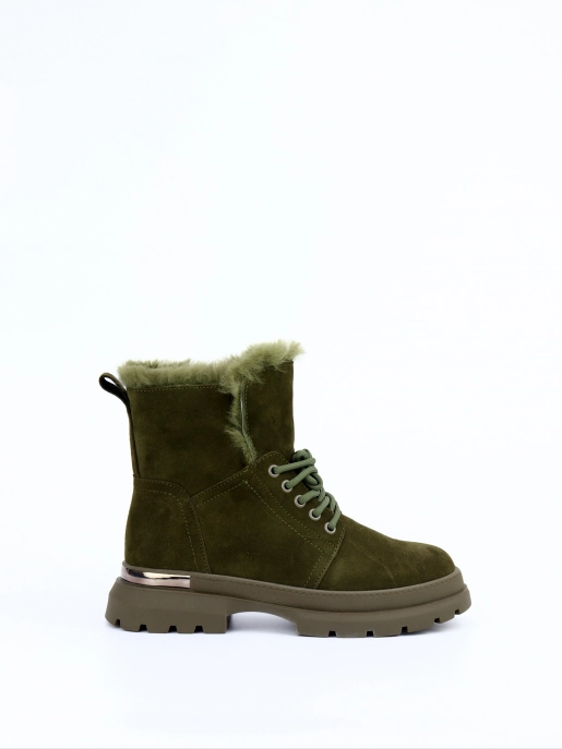 Жіночі черевики Respect: зелений, Зима - 00