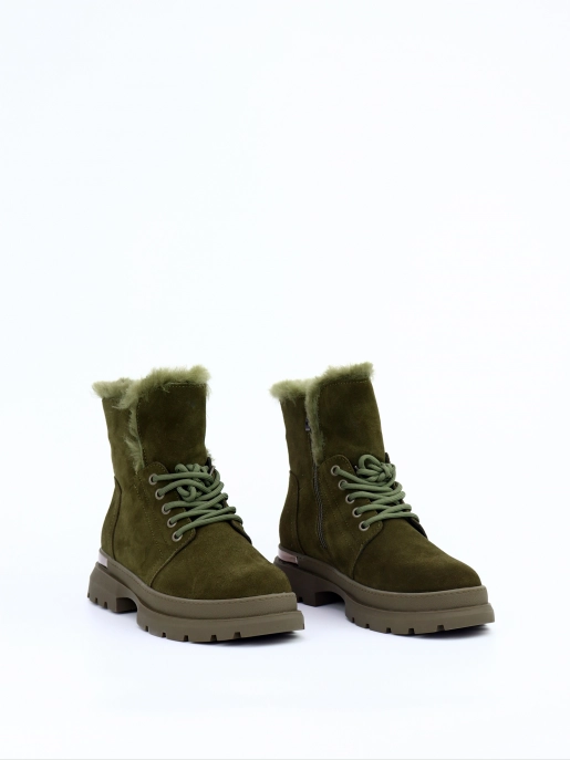 Жіночі черевики Respect: зелений, Зима - 01