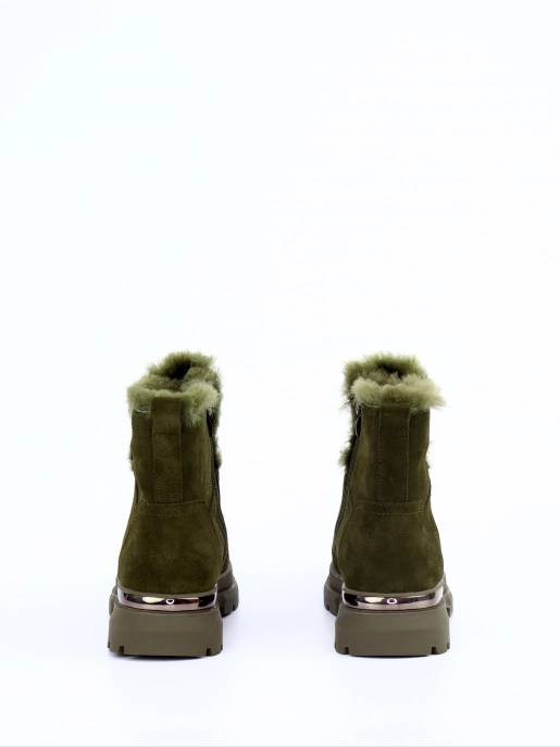 Жіночі черевики Respect: зелений, Зима - 05