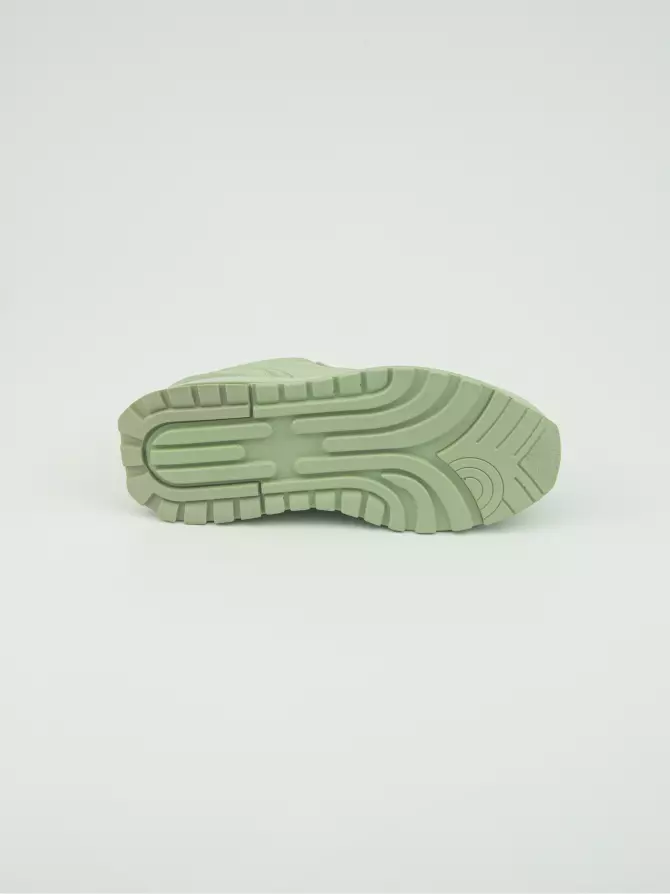 Female sneakers Respect: green, Summer - 03