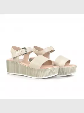 Female shoes :  beige, Summer - 01