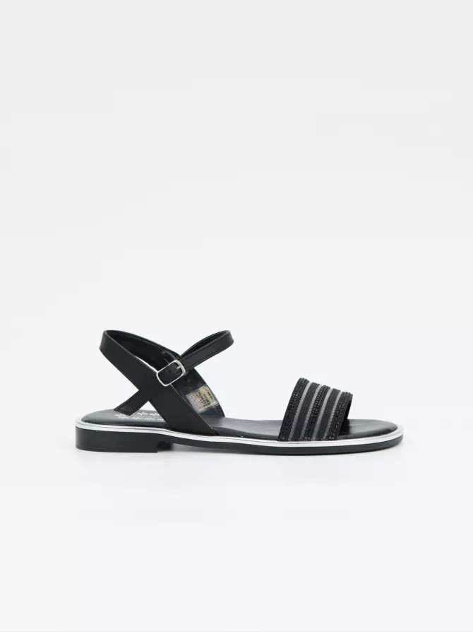 Women's sandals Respect: black, Summer - 00