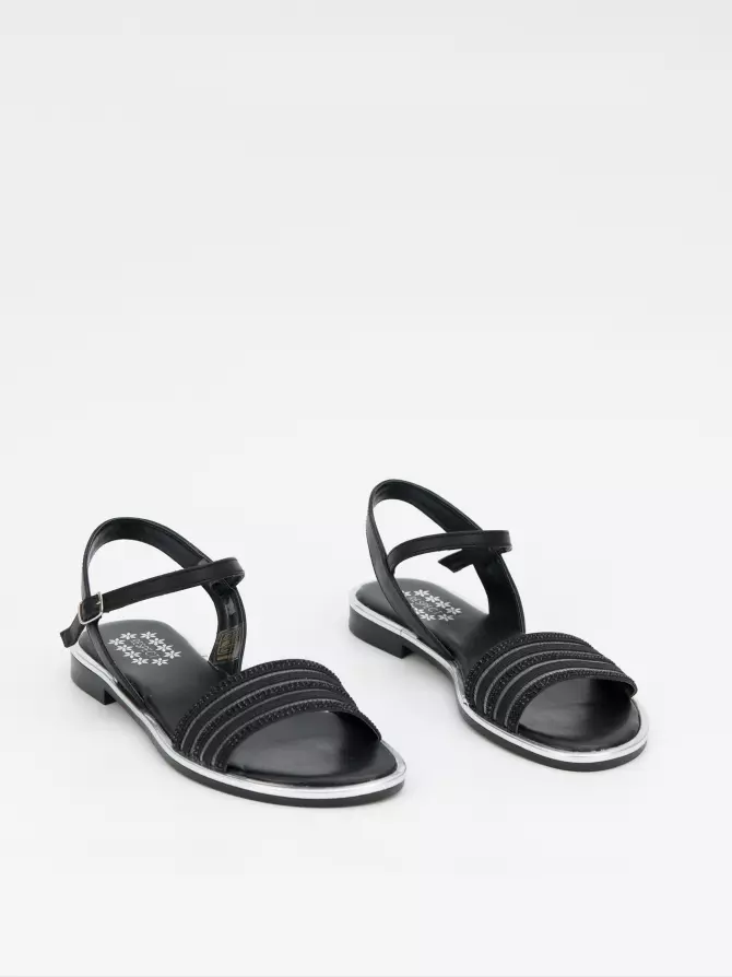 Women's sandals Respect: black, Summer - 01