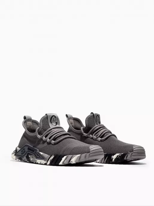 Male sneakers Respect: grey, Summer - 01