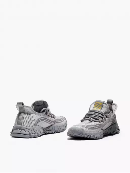 Male sneakers Respect: grey, Summer - 04
