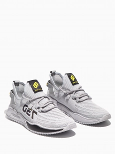 Male sneakers Respect:  grey, Summer - 02