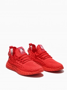 Male sneakers Respect:  red, Summer - 02