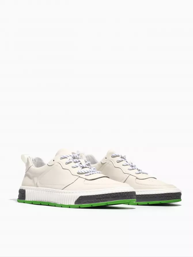 Men's Sneakers Respect: white, Summer - 01