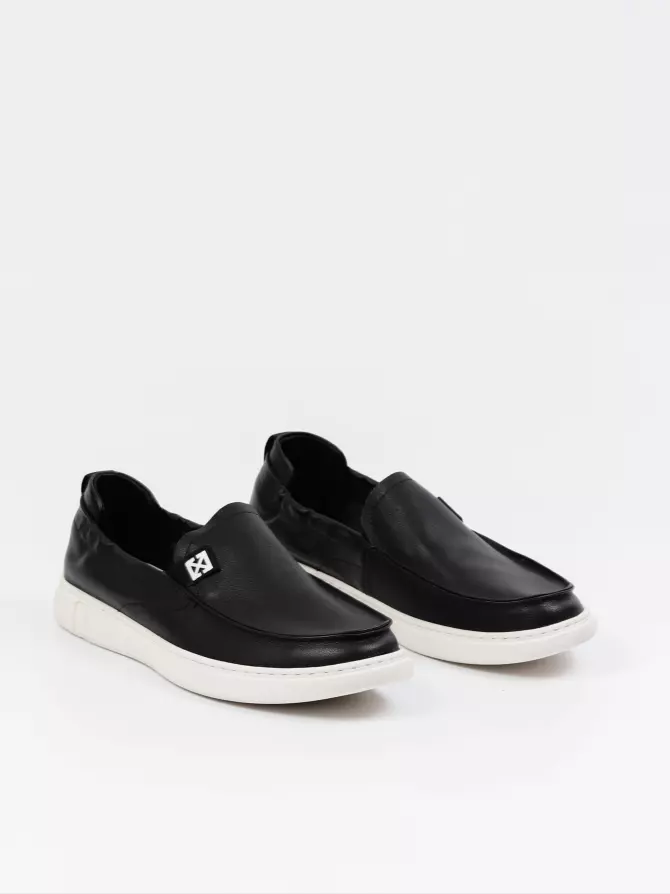 Male slipons Respect: black, Summer - 01