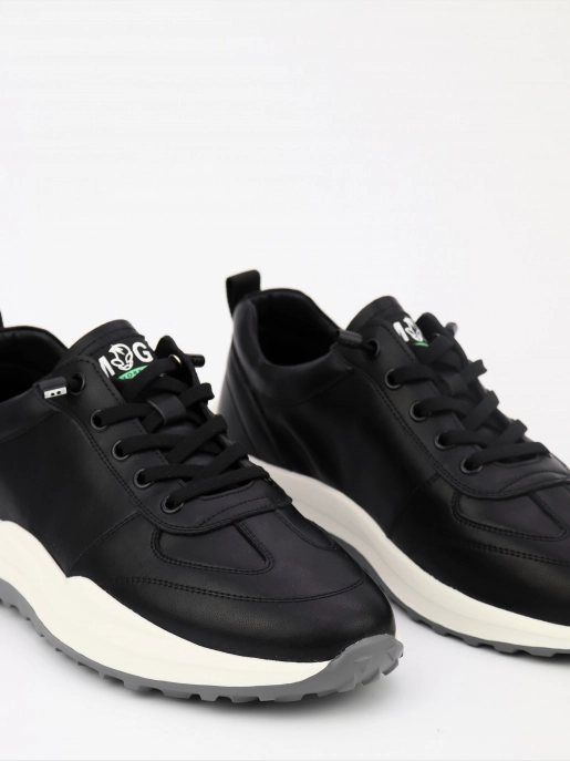 Male sneakers Respect: black, Year - 02